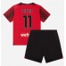 AC Milan Christian Pulisic #11 Babykleding Thuisshirt Kinderen 2023-24 Korte Mouwen (+ korte broeken)